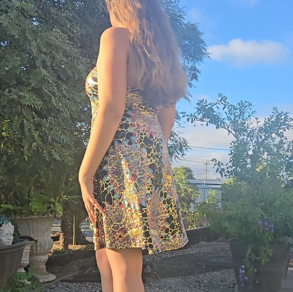 Colorful Patterned Dress - Picture 3 of 11